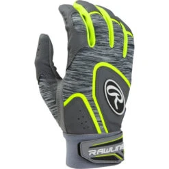 Rawlings (5150GBG) Batting Gloves (pair) - OPTIC YELLOW - ADULT SIZE