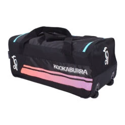 9500 Cricket Wheelie Bag Black Purple -Sports Ball Store 9500 Wheelie Bag purple back