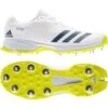 Adipower 22YDS Spiked Cricket Shoe Yellow