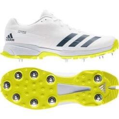 Adipower 22YDS Spiked Cricket Shoe Yellow