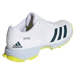 Adipower 22YDS Spiked Cricket Shoe Yellow -Sports Ball Store Adidas Cricket 22 YDS Cricket Shoe 2021 Yellow reverse