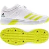 Adipower Vector Mid Spiked Cricket Shoe Yellow -Sports Ball Store Adidas Cricket Vector Mid Cricket Shoes 2021 Yellow