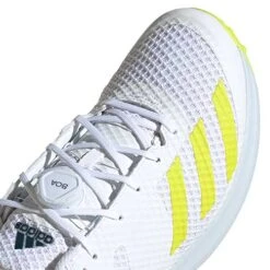 Adipower Vector Mid Spiked Cricket Shoe Yellow -Sports Ball Store Adidas Cricket Vector Mid Cricket Shoes 2021 Yellow Laces