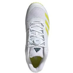 Adipower Vector Mid Spiked Cricket Shoe Yellow -Sports Ball Store Adidas Cricket Vector Mid Cricket Shoes 2021 Yellow TOp