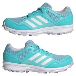 Fabela Rise Hockey Shoe Aqua -Sports Ball Store Adidas Fabela Rise Aqua Hockey Shoe mirrored