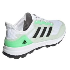 Adipower Hockey 2.1 Hockey Shoe White -Sports Ball Store Adidas Hockey 2.1 White Hockey Shoe 2022 Angled Away