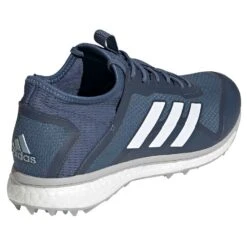 Fabela X Empower Hockey Shoe Blue -Sports Ball Store Adidas Hockey Fabela X Empower Blue 2022 Angled Away