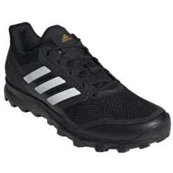 Flexcloud 2.1 Hockey Shoe Black -Sports Ball Store Adidas Hockey Flexcloud 2.1 Black Hockey Shoe 2022 Angled