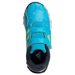 Youngstar Junior Hockey Shoe Cyan Velcro Strap -Sports Ball Store Adidas Hockey Youngstar Hockey Shoe with Velcro Strap top