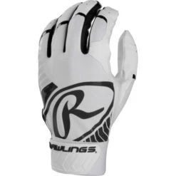 Rawlings (BR51BY) Batting Gloves (pair) - BLACK - YOUTH SIZE