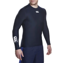 Canterbury Thermoreg Long Sleeve Base Layer Top -Sports Ball Store Canterbury Thermoreg Baselayer Black Worn