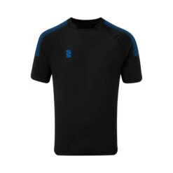Dual Collar Training Shirt -Sports Ball Store DU009 Black Royal scaled 1