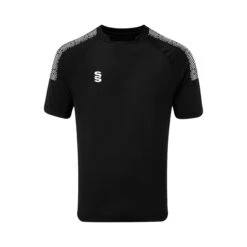 Dual Collar Training Shirt -Sports Ball Store DU009 Black White scaled 1