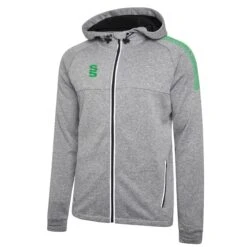 Dual Full Zip Hoody -Sports Ball Store DU012 Grey Emerald scaled 1
