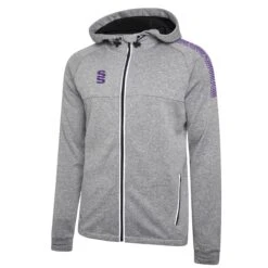 Dual Full Zip Hoody -Sports Ball Store DU012 Grey Purple scaled 1