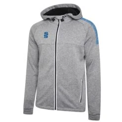 Dual Full Zip Hoody -Sports Ball Store DU012 Grey Royak scaled 1