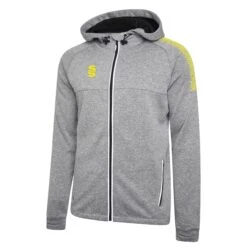 Dual Full Zip Hoody -Sports Ball Store DU012 Grey Yellow scaled 1