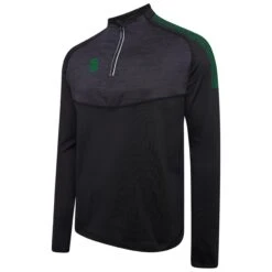 Dual 1/4 Zip Midlayer Performance Top -Sports Ball Store DU013 Black Forest scaled 1