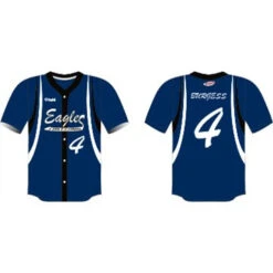 Elite Full Button Baseball Shirt (Full Sublimation)