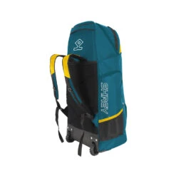 Elite Duffle Wheelie Bag -Sports Ball Store Elite wheelie duffle teal back