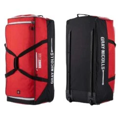 Team 350 Wheelie Cricket Bag -Sports Ball Store Gray Nicolls Team 350 Cricket Wheelie Bag Red 1