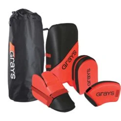 Grays G100 Hockey Goalkeeping Senior Set Black Red