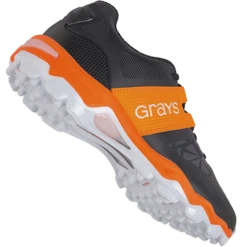 Traction Hockey Shoe Black Orange