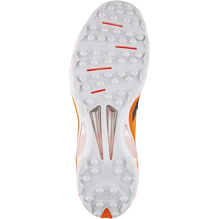 Traction Hockey Shoe Black Orange 5 Traction Hockey Shoe Black Orange - Image 3