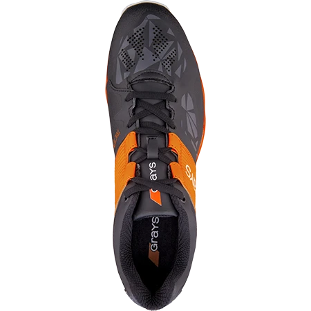 Traction Hockey Shoe Black Orange 6 Traction Hockey Shoe Black Orange - Image 4
