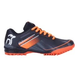 Neon Junior Hockey Shoe Black/Orange -Sports Ball Store Kookaburra Hockey Neon Junior Hockey Shoe Black Orange 2022 Outside