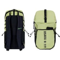 Pro Tour Hockey Backpack Bag Large Bayleaf -Sports Ball Store Osaka Hockey Backpack Pro Tour Green Front and Back