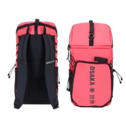 Pro Tour Hockey Backpack Bag Large Red -Sports Ball Store Osaka Hockey Backpack Pro Tour Red Front and Back