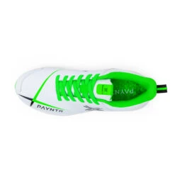 V Spike White/Green Cricket Shoe -Sports Ball Store PAYNTR V SPIKE WHT GRN TOP