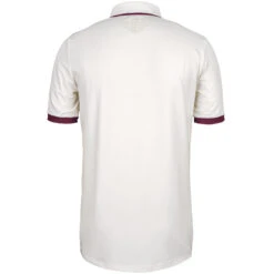 Pro Performance Cricket Shirt Short Sleeve -Sports Ball Store Pro Performance Short Sleeve Maroon Trim 2