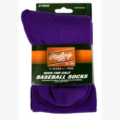 Rawlings (SOCS) Over-the-calf Baseball Socks (2 Pairs) -Sports Ball Store RAWAC SOCS P