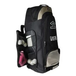 Elite Duffle Wheelie Bag -Sports Ball Store Shrey Elite Duffle Wheelie Cricket Bag Open
