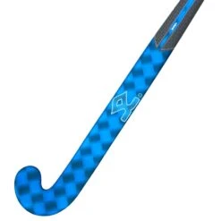 Shrey Chroma 60 Late Bow Hockey Stick -Sports Ball Store Shrey Hockey Chroma 60 Blue Hockey Stick Close Face