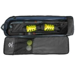 Shrey Elite 30 Hockey Stick Bag Navy -Sports Ball Store Shrey Hockey Elite 30 Hockey Bag Navy open