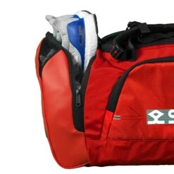 Holdall 2.0 Red -Sports Ball Store Shrey Hockey Player 2.0 Bag Red shoes