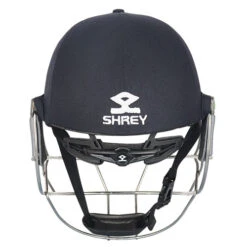 Koroyd Titanium Cricket Helmet -Sports Ball Store Shrey Koroyd Navy Steel Cricket Helmet back 1