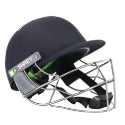 Koroyd Titanium Cricket Helmet -Sports Ball Store Shrey Koroyd Navy titanium Cricket Helmet side