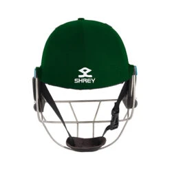 Masterclass Air 2.0 Titanium Helmet -Sports Ball Store Shrey Masterclass Air 2.0 steel Cricket Helmet green back 1