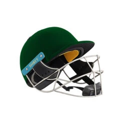 Masterclass Air 2.0 Titanium Helmet -Sports Ball Store Shrey Masterclass Air 2.0 steel Cricket Helmet green side 1