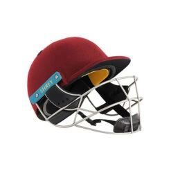 Masterclass Air 2.0 Steel Cricket Helmet -Sports Ball Store Shrey Masterclass Air 2.0 steel Cricket Helmet maroon side