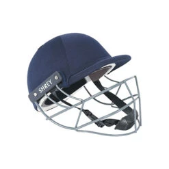 Performance 2.0 Steel Cricket Helmet -Sports Ball Store Shrey Performance 2.0 Steel Cricket Helmet Navy side
