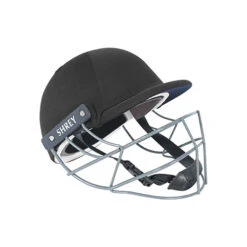 Performance 2.0 Steel Cricket Helmet -Sports Ball Store Shrey Performance 2.0 Steel Cricket Helmet black side