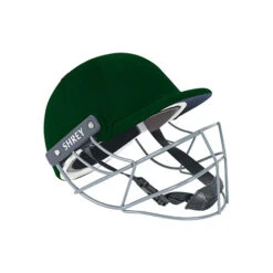 Performance 2.0 Steel Cricket Helmet -Sports Ball Store Shrey Performance 2.0 Steel Cricket Helmet green side