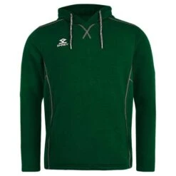 Shrey Performance Hoodie -Sports Ball Store Shrey Performance Hoody green front