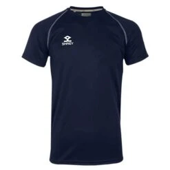 Sports Ball Store -Sports Ball Store Shrey Performance Training Shirt SS Navy Front