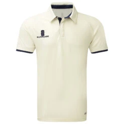 Tek Cricket Shirt Short Sleeve -Sports Ball Store Surridge Tek Short Sleeve Cricket Shirt NavyTrim
